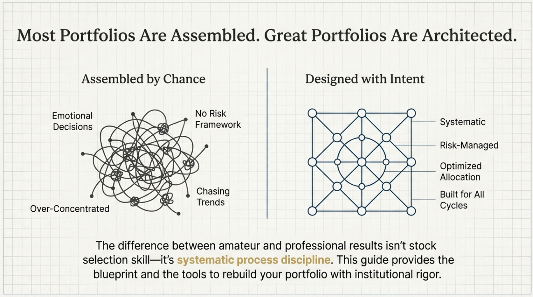 Most Portfolios Are Assembled vs Great Portfolios Are Architected