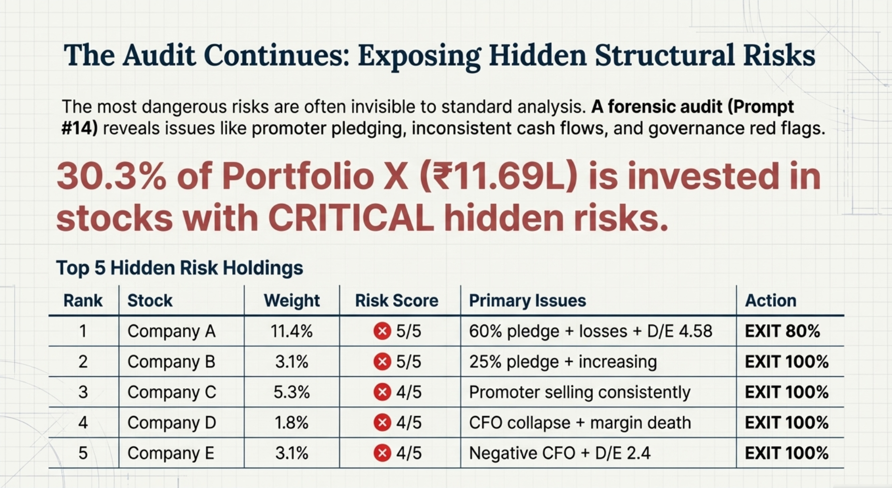 The Audit Continues: Exposing Hidden Structural Risks