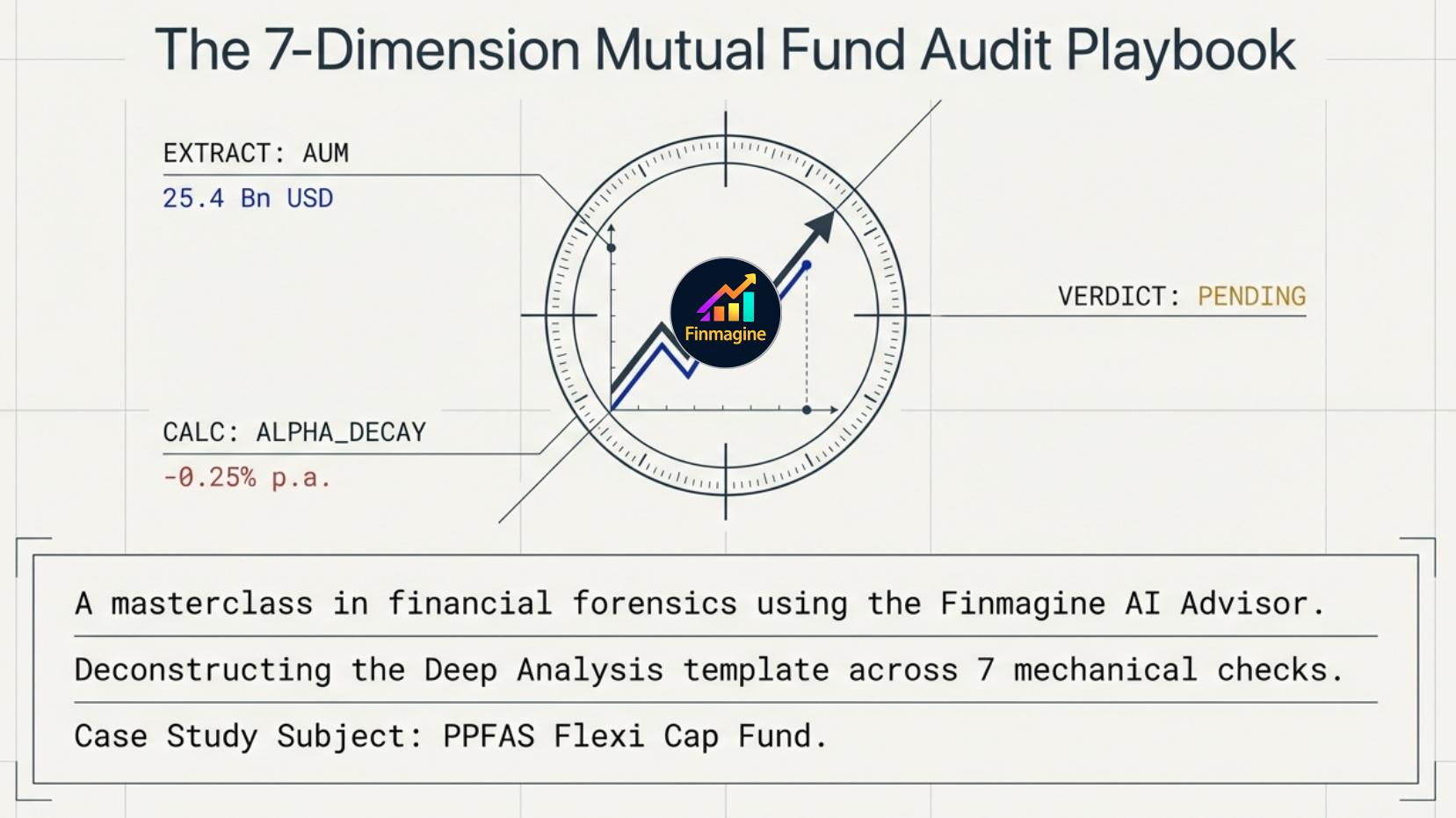 The 7-Dimension Mutual Fund Audit Playbook — Finmagine AI Advisor case study: PPFAS Flexi Cap Fund