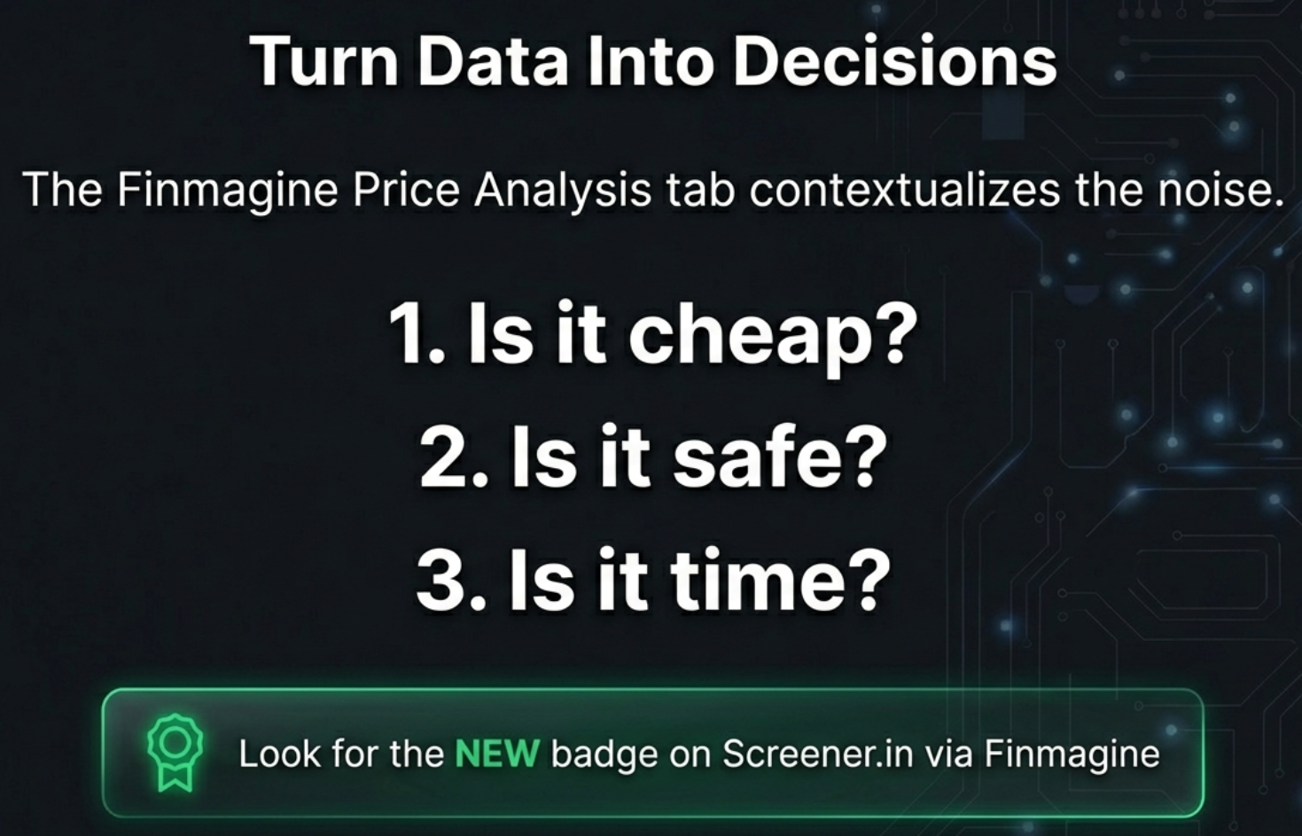 Infographic: 5 Common Mistakes to Avoid when using the Price Analysis tab — CATCHING UP is not a buy signal by itself, 3Y/5Y INR figures are approximations for volatile stocks, RSI overbought during trends, ignoring Cyclical badge, Max Drawdown without fundamental context