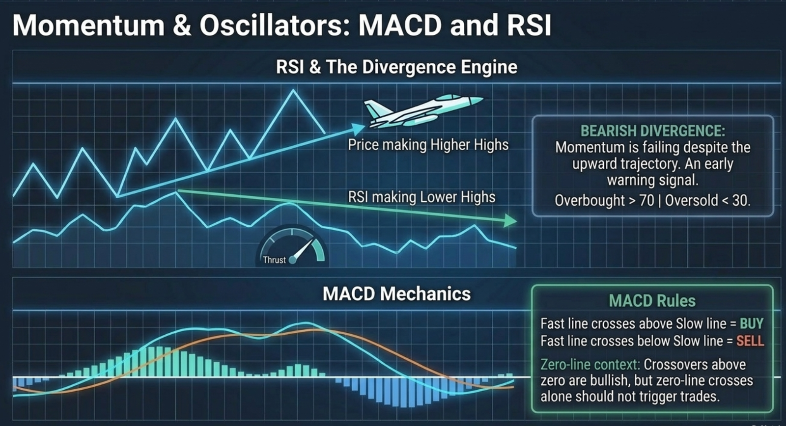 Momentum and Oscillators: MACD and RSI
